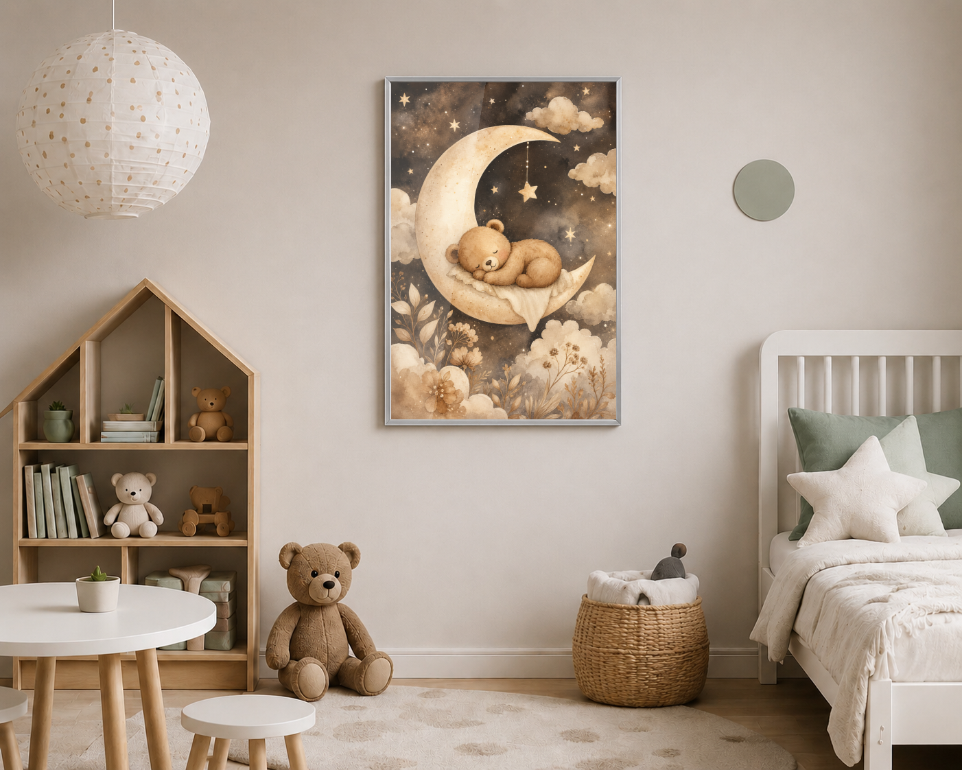 Hilal Ayda Uyuyan Ayıcık Posteri