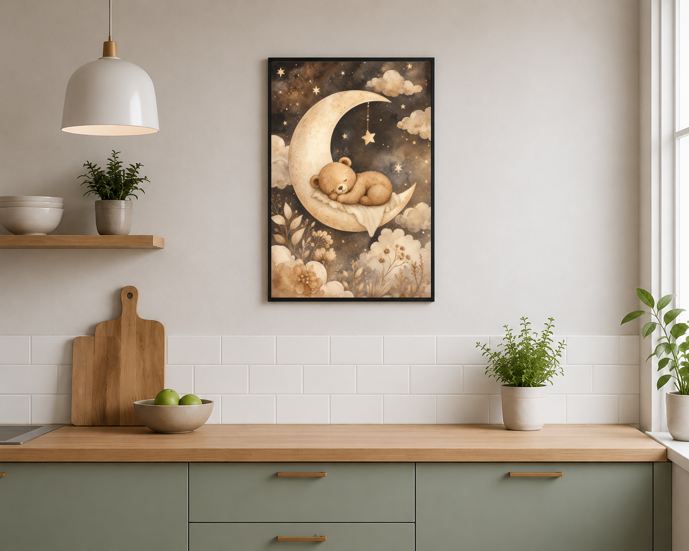 Hilal Ayda Uyuyan Ayıcık Posteri