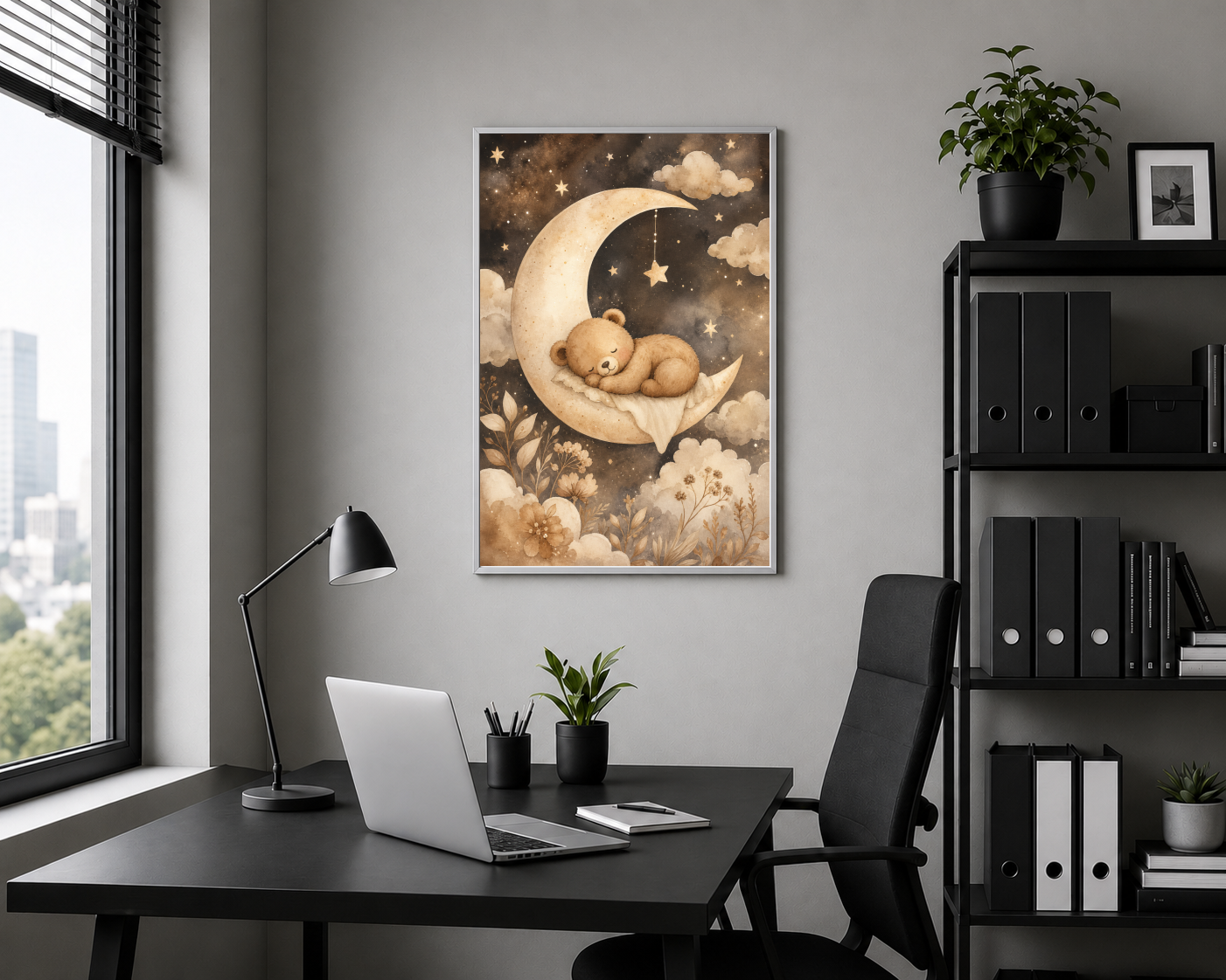 Hilal Ayda Uyuyan Ayıcık Posteri