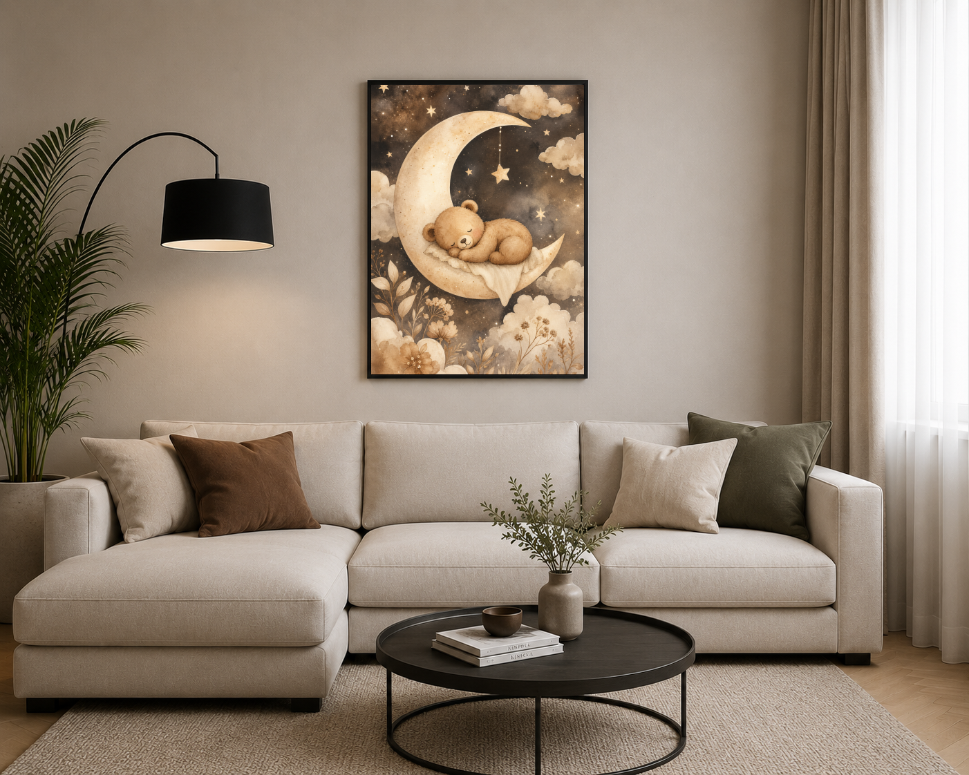 Hilal Ayda Uyuyan Ayıcık Posteri