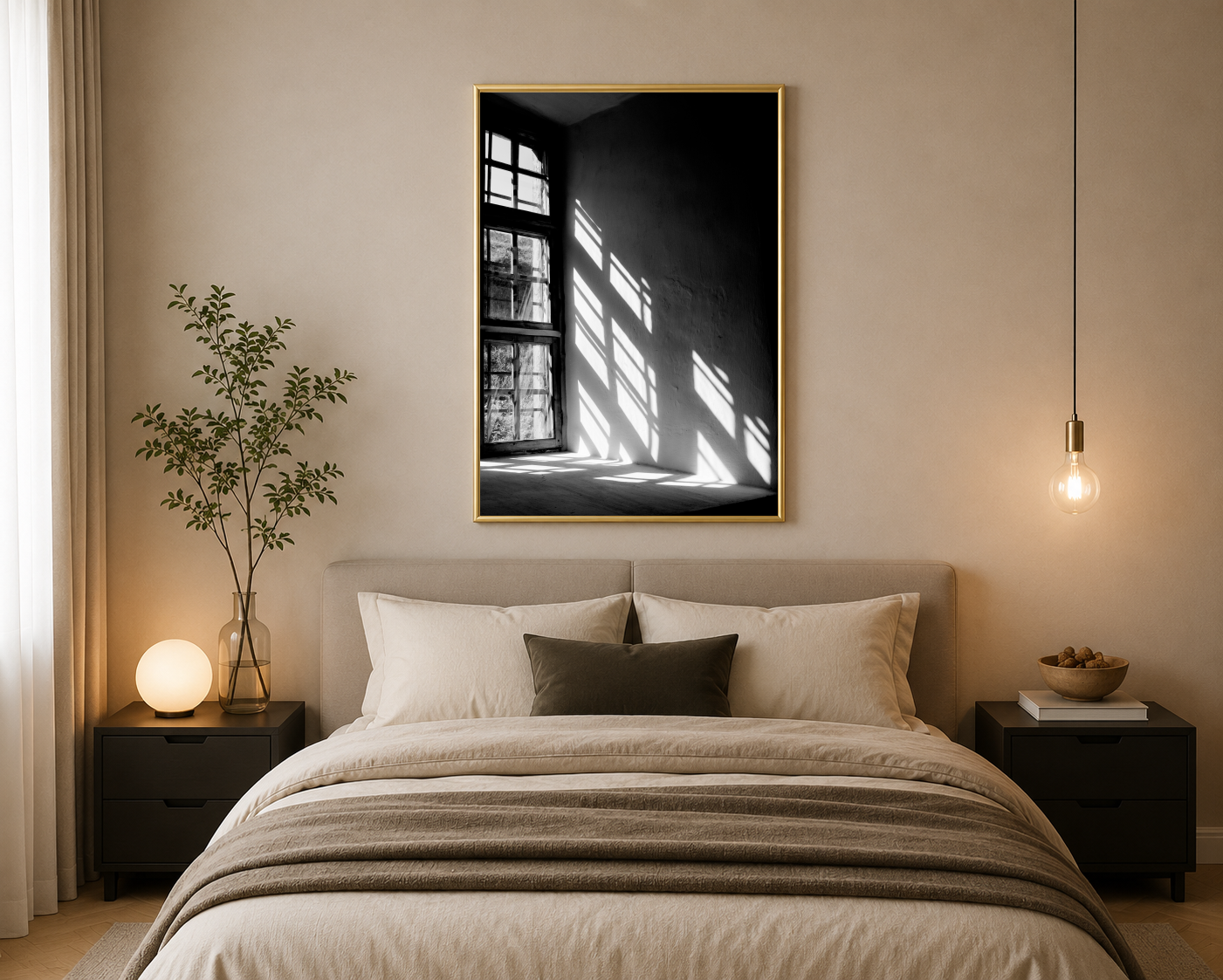 Pencereden Süzülen Işık Posteri