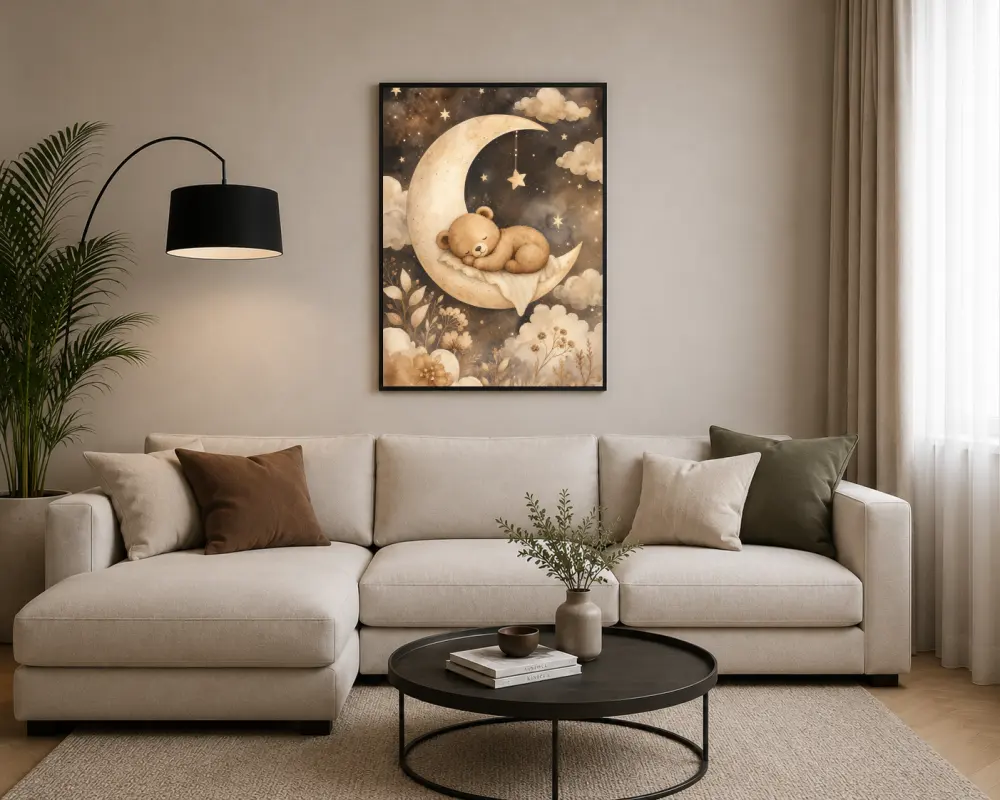 Hilal Ayda Uyuyan Ayıcık Posteri