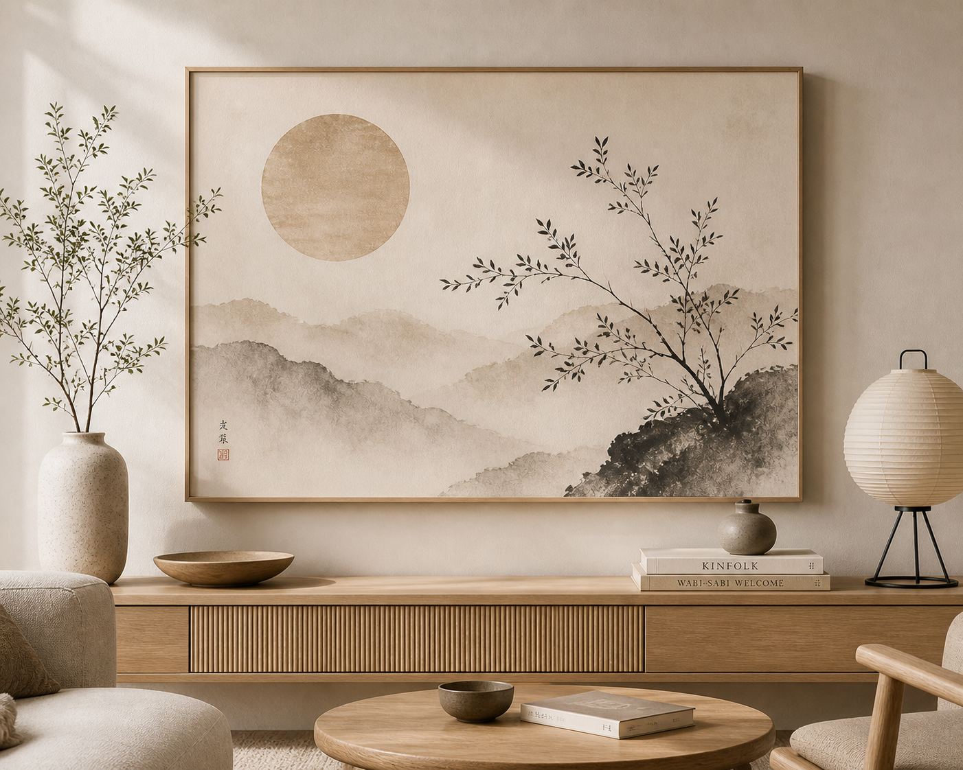 Japandi Stil Posteri